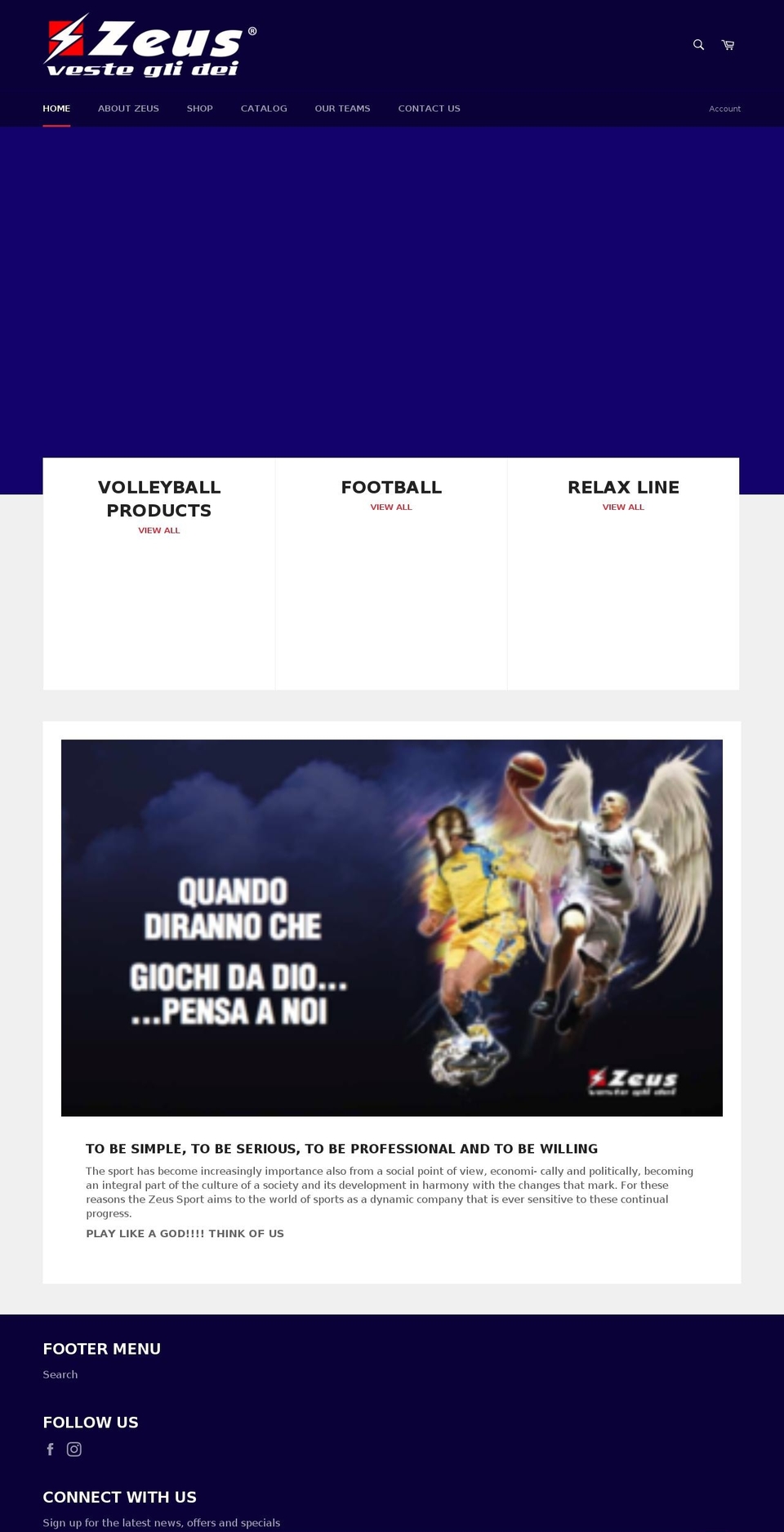 zeussports.com.au shopify website screenshot