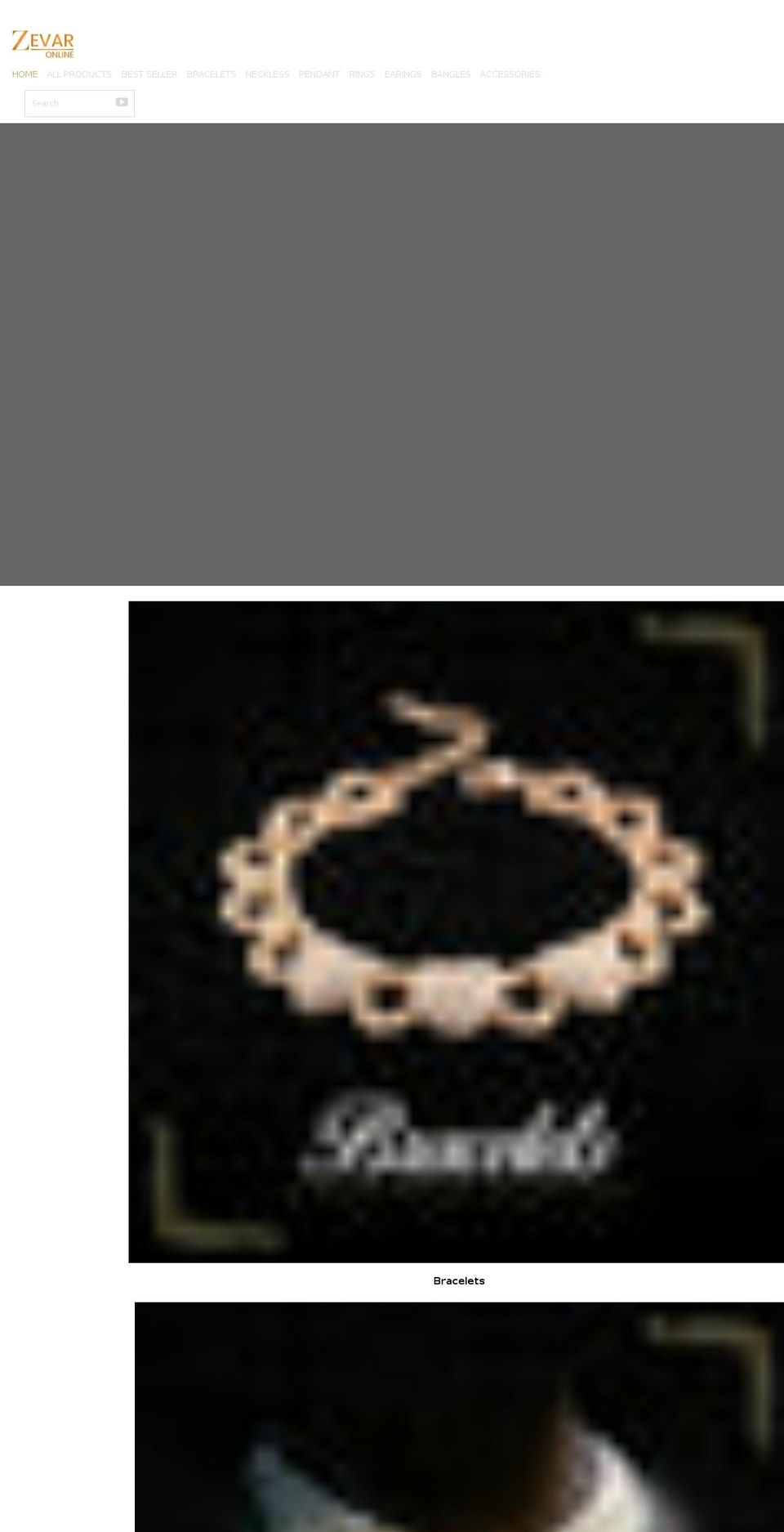 zevaronline.com shopify website screenshot