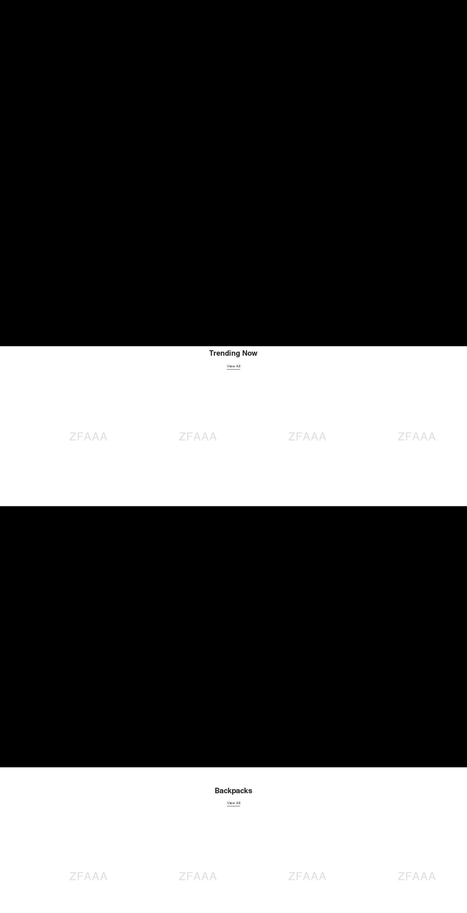 zfaaa.com shopify website screenshot