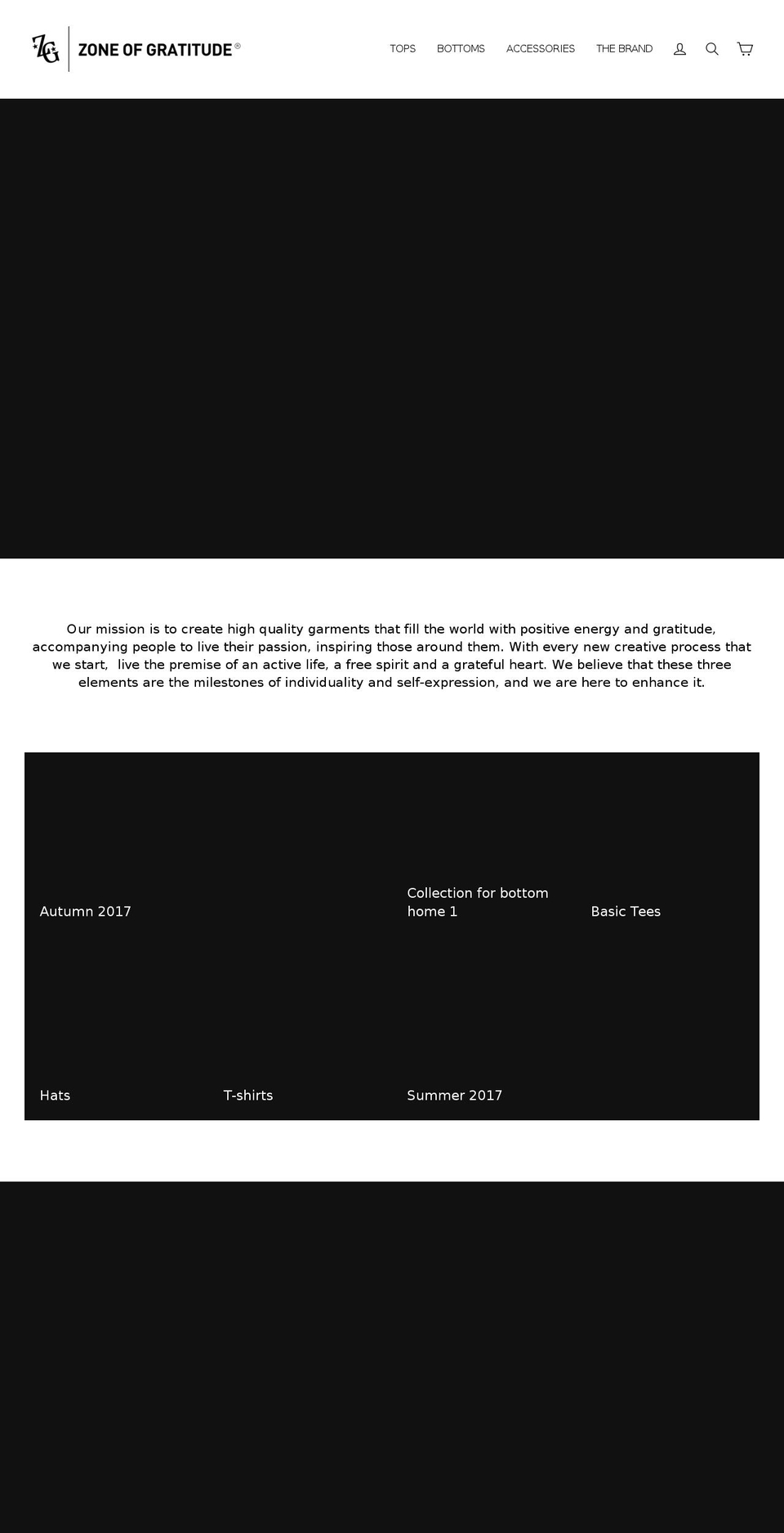 zgratitude.com — Shopify storefront screenshot