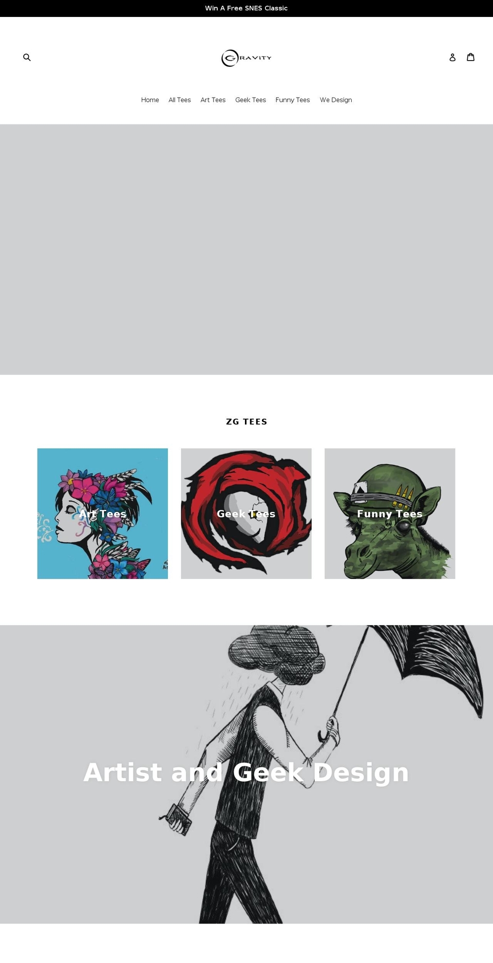 zgtees.com — Shopify storefront screenshot