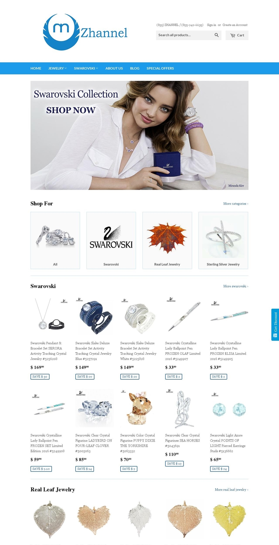 zhannel.com shopify website screenshot