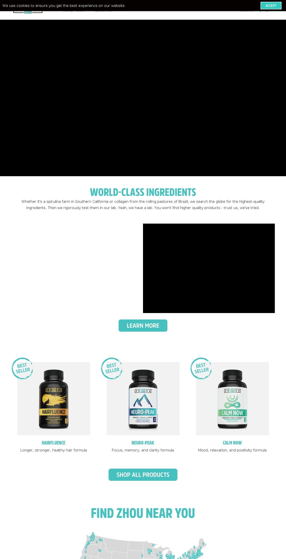 zhouskincare.com — Shopify storefront screenshot