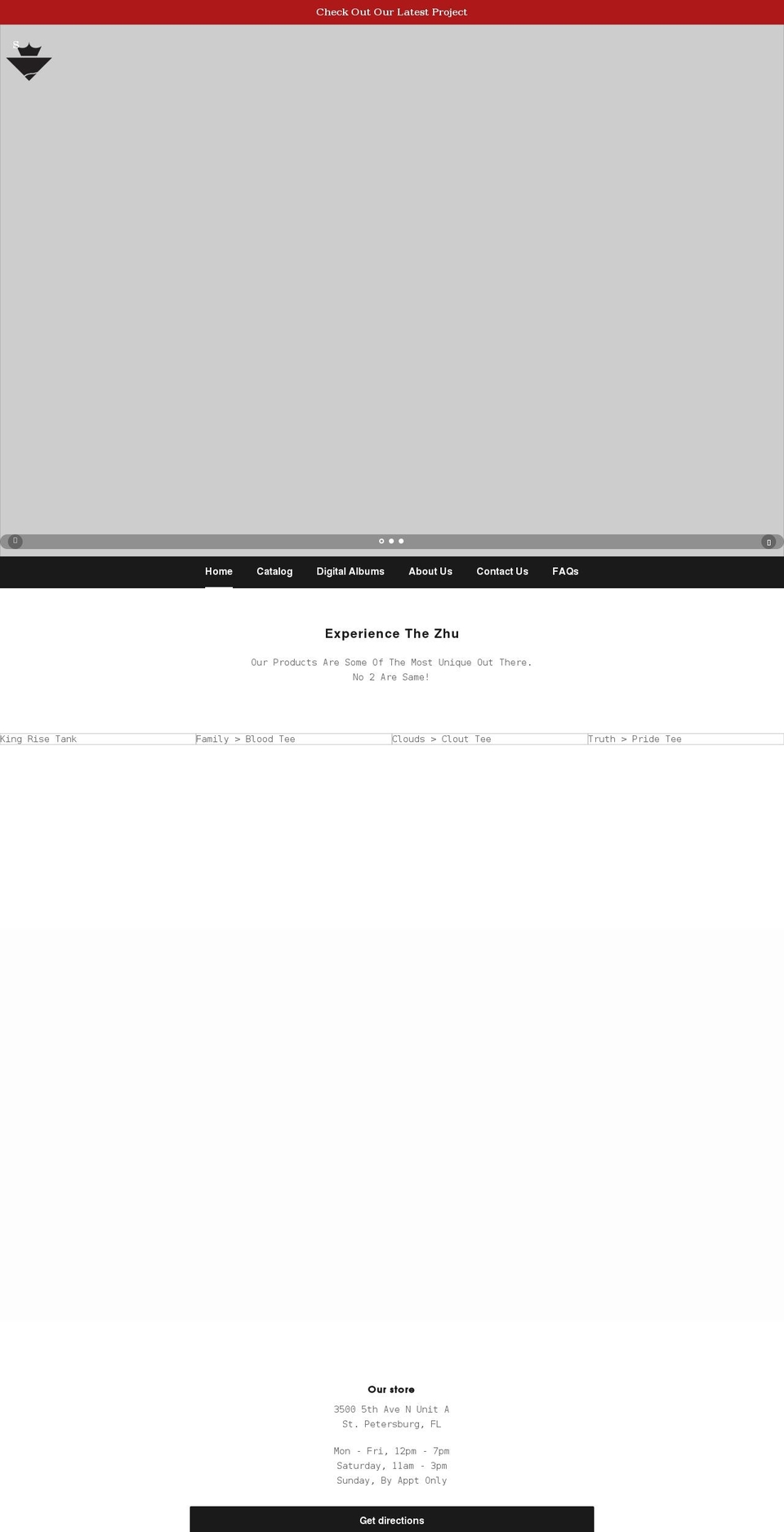 zhudaru1963.com shopify website screenshot