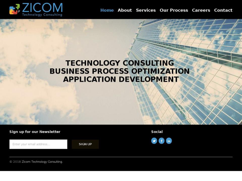 zicomtech.com — Shopify storefront screenshot