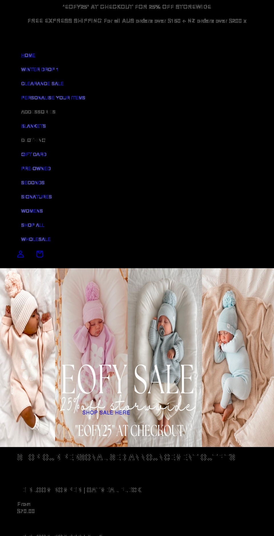 ziggylou.com.au shopify website screenshot
