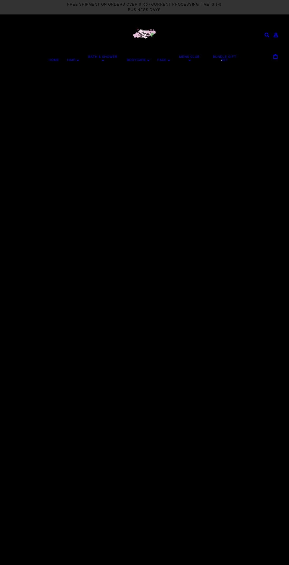 ziibani.com shopify website screenshot