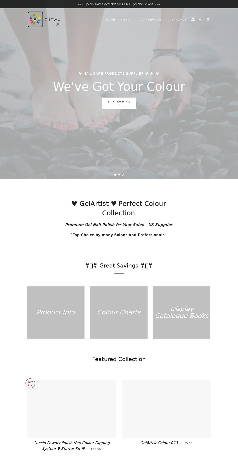 ziizwa.com — Shopify storefront screenshot
