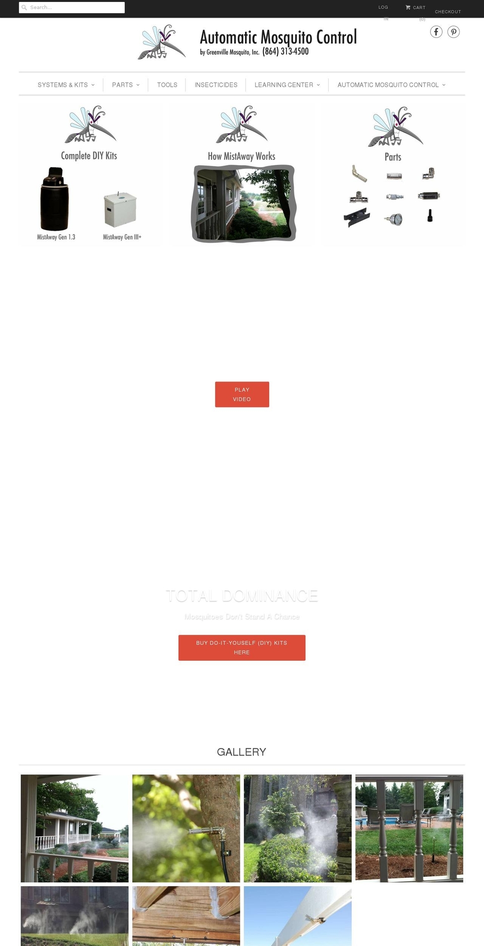 zika-mosquito.com shopify website screenshot