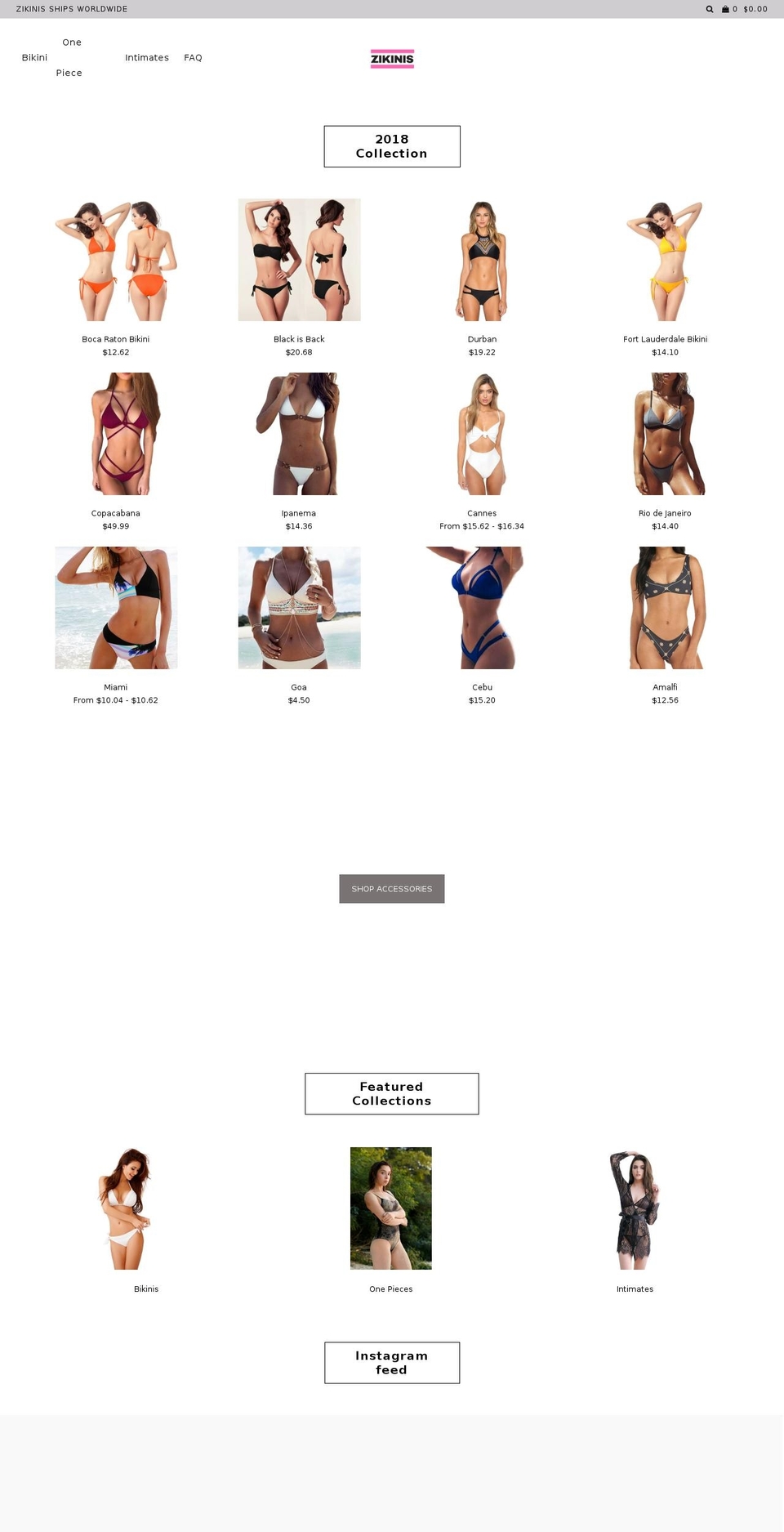 zikinis.com shopify website screenshot