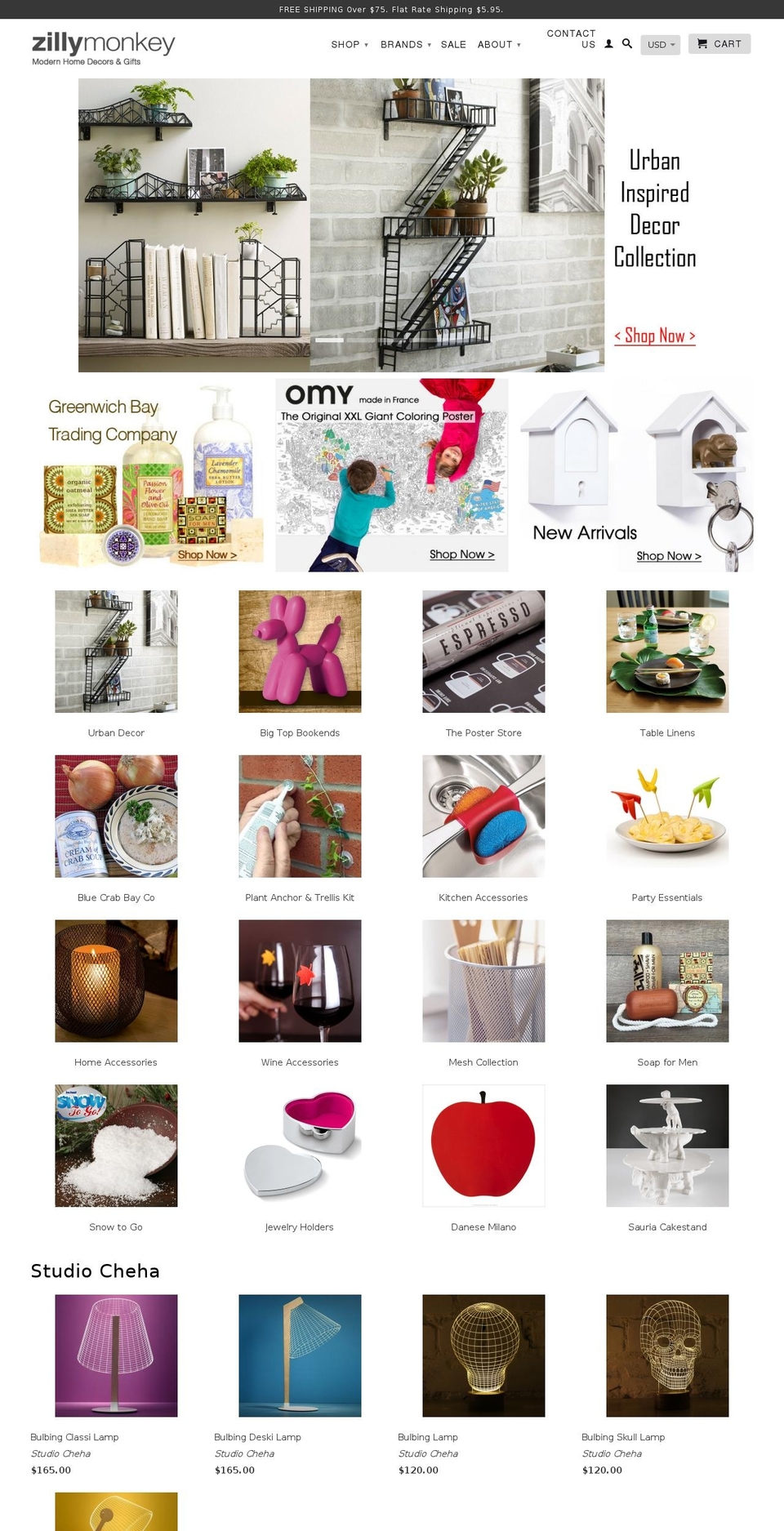 zillymonkey.com shopify website screenshot