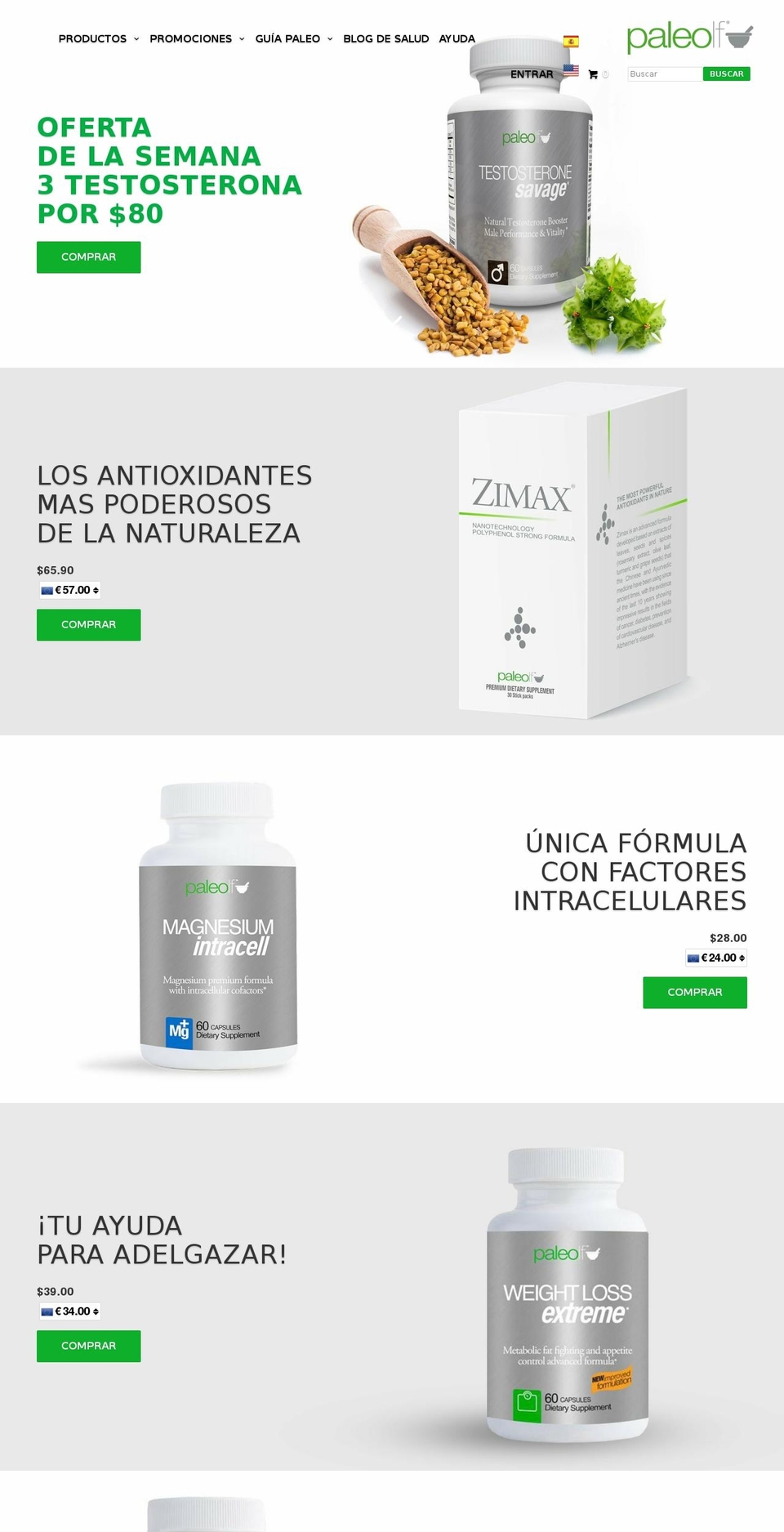 zimaxonline.com — Shopify storefront screenshot