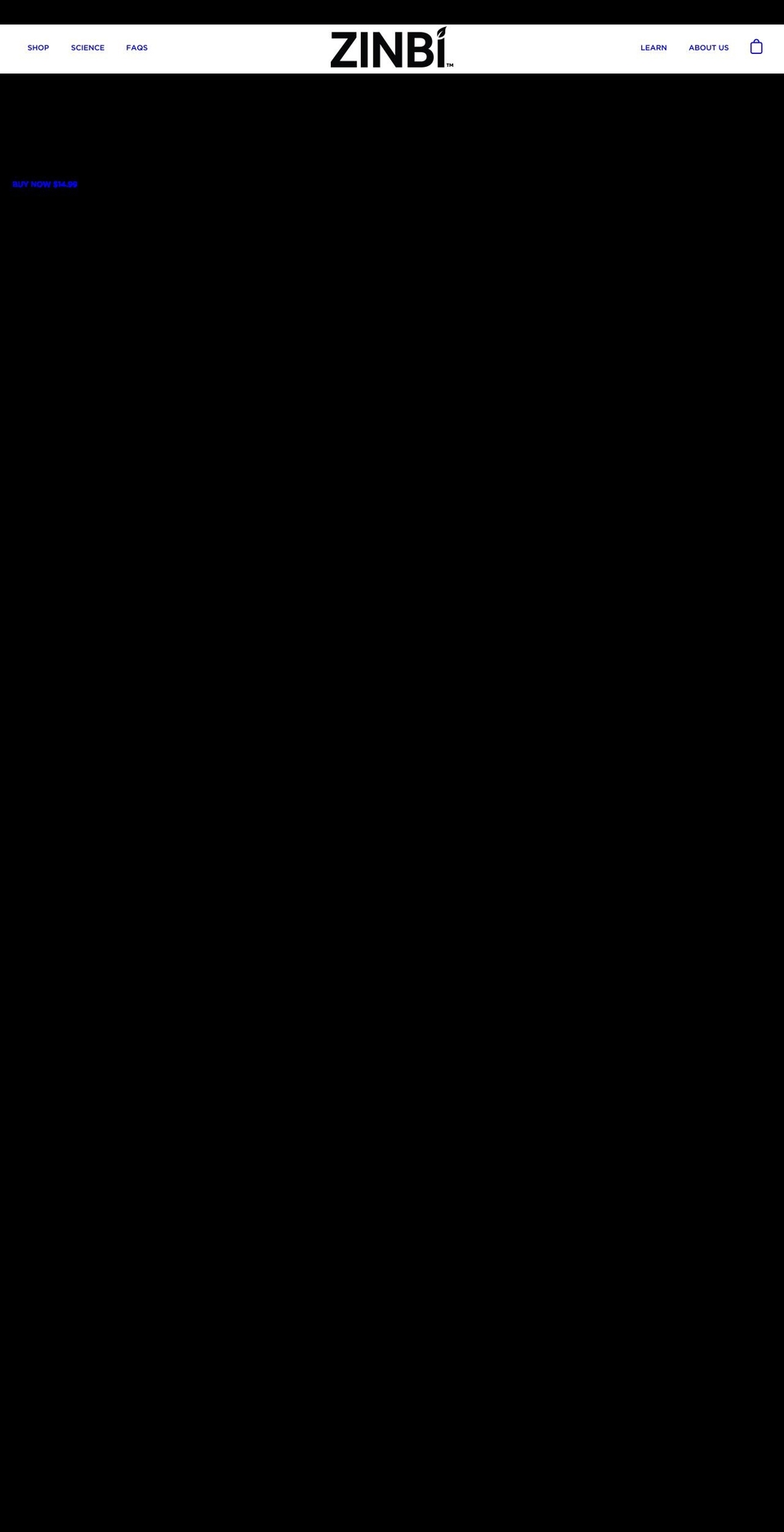 zinbi.com shopify website screenshot