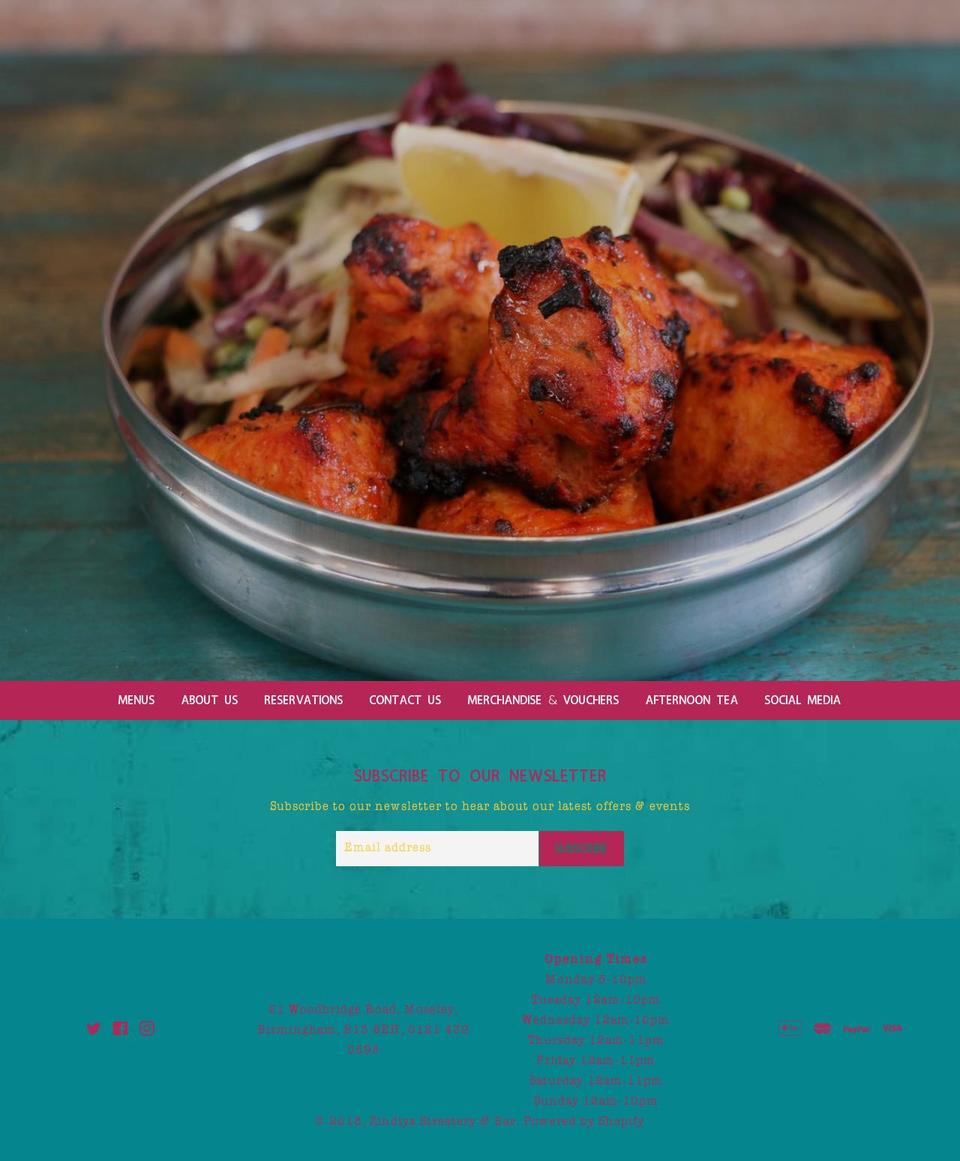 zindiya.co.uk shopify website screenshot