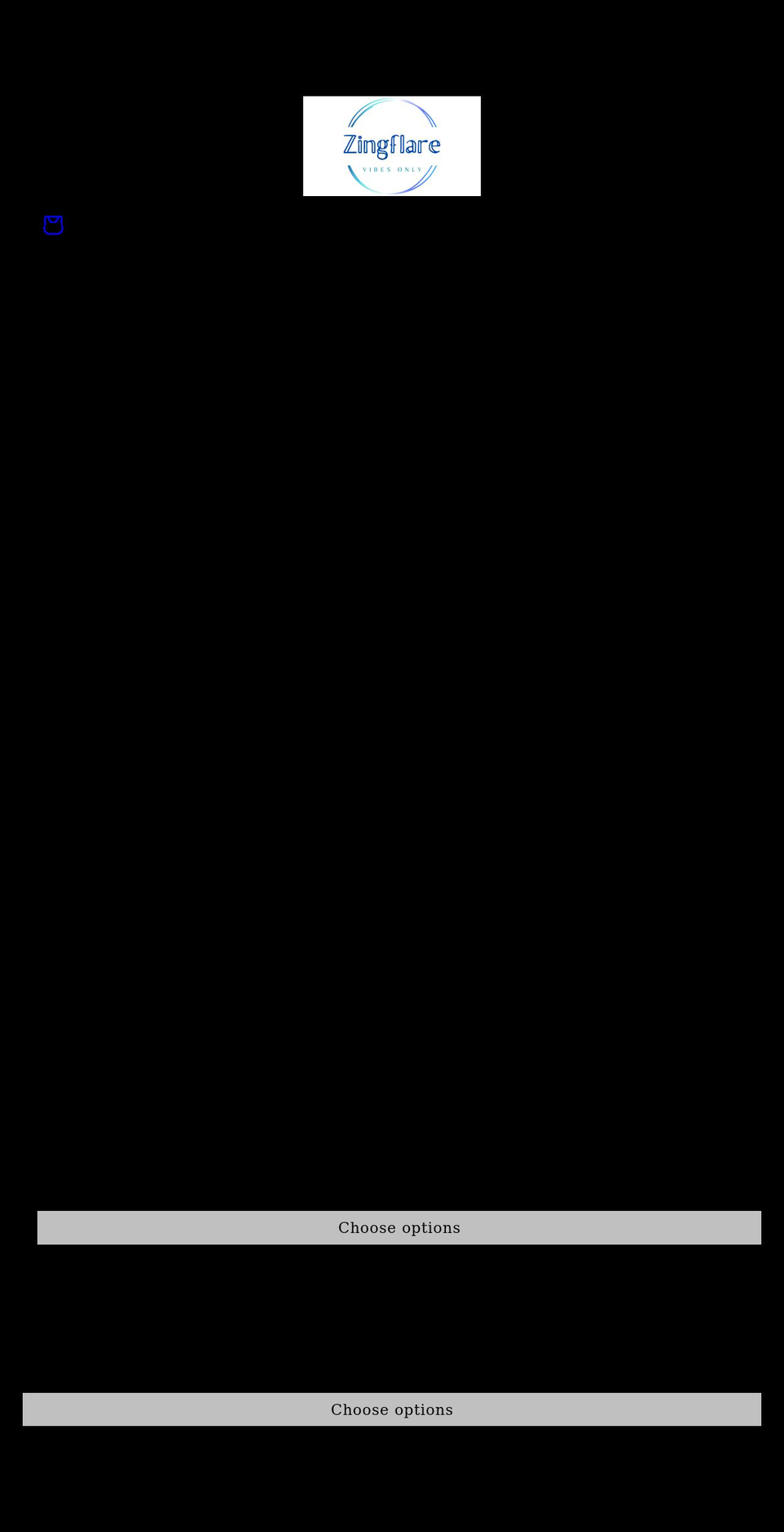 zingflare.com shopify website screenshot