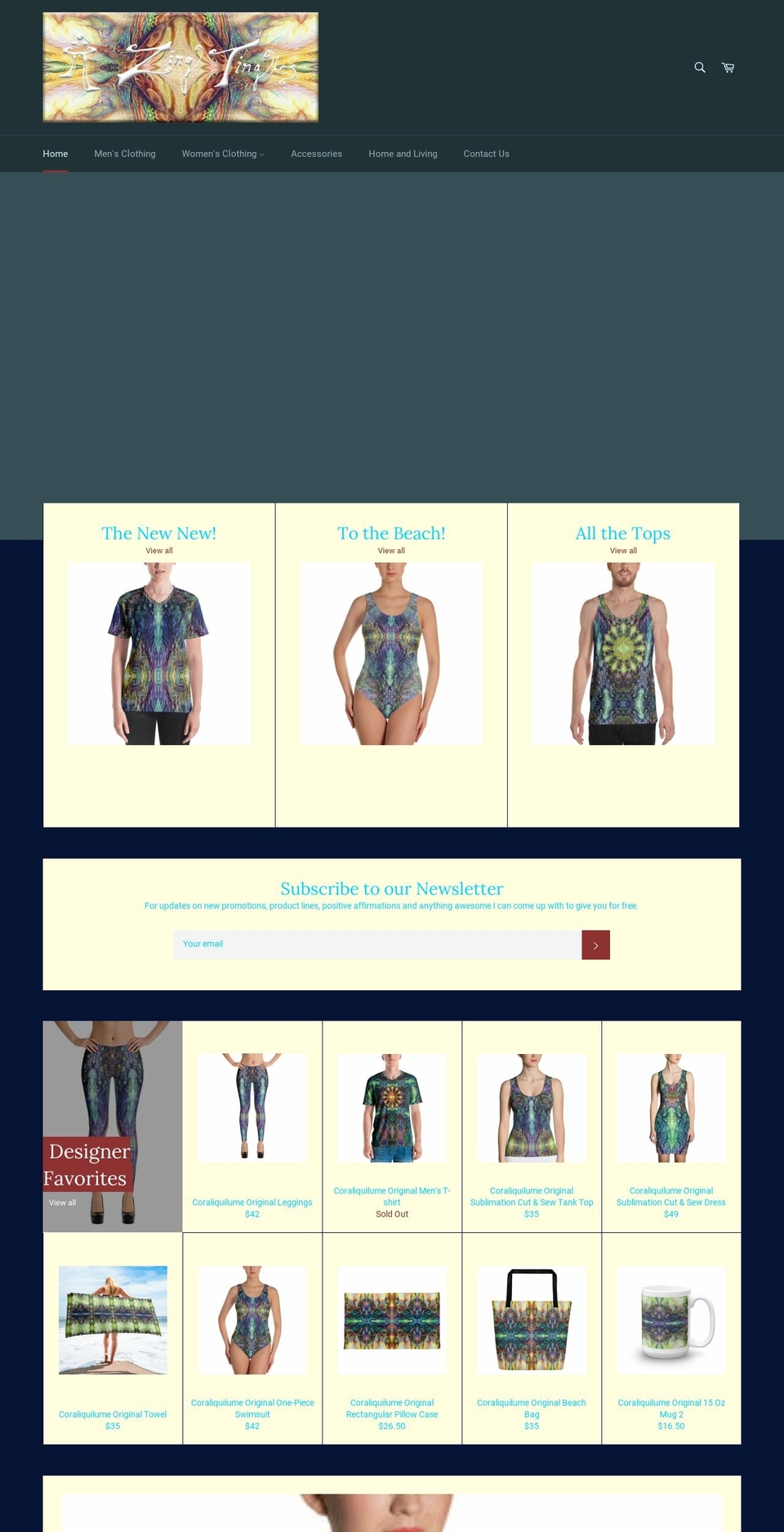 zingtingles.com shopify website screenshot