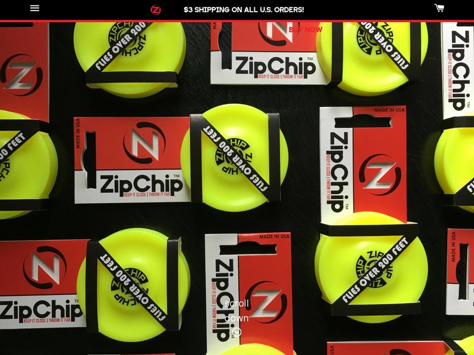 zipchipsports.com shopify website screenshot