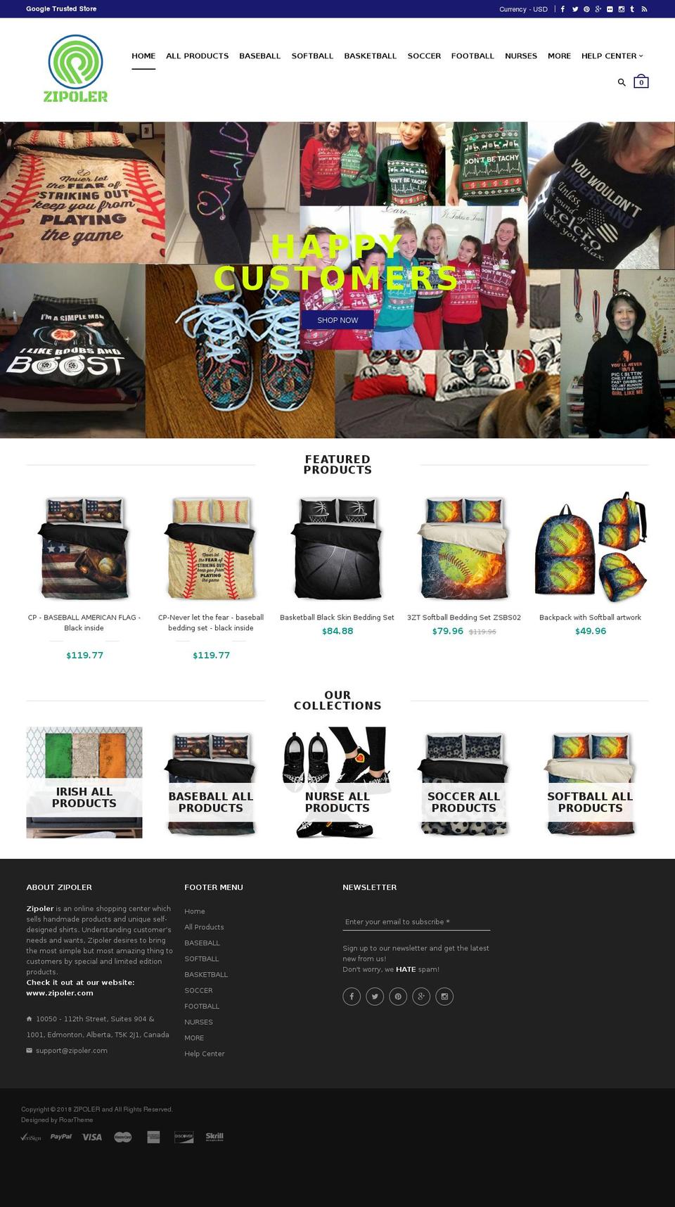 rt-material2-v1-4 Shopify theme site example zipoler.com