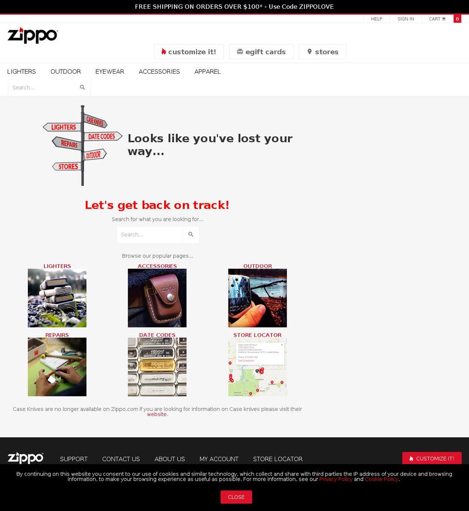 Prop 65 Update - 8\/17\/18 Shopify theme site example zippo200.com