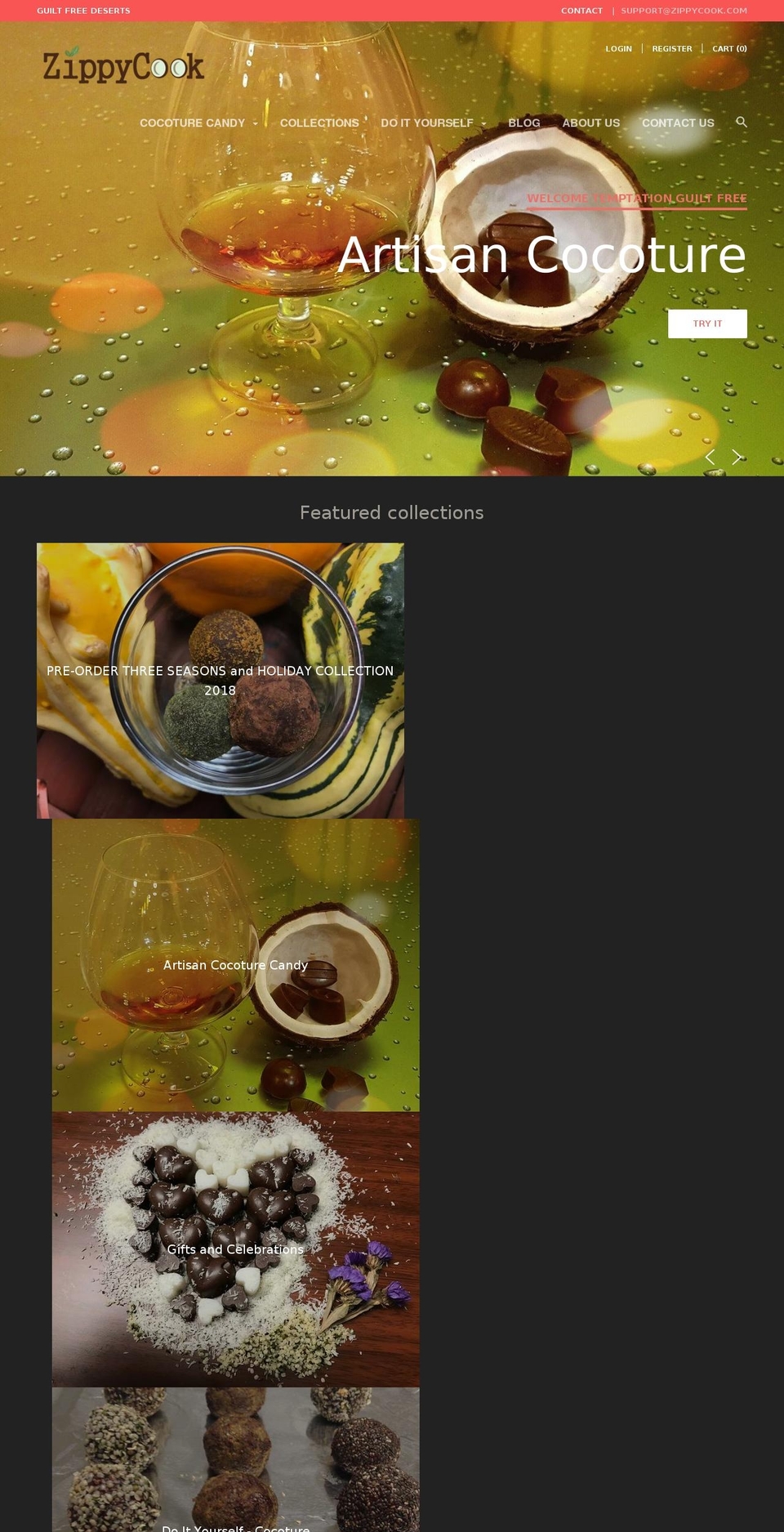 zipycook.com shopify website screenshot