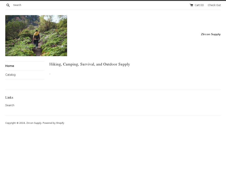 zirconsupply.com — Shopify storefront screenshot