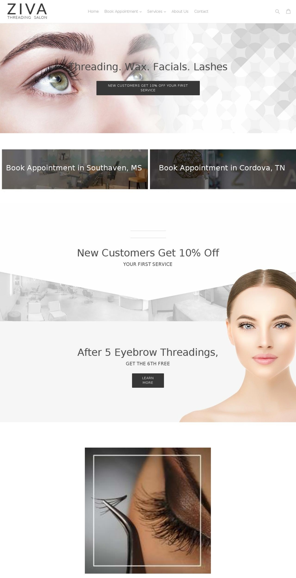 zivasalon.com — Shopify storefront screenshot