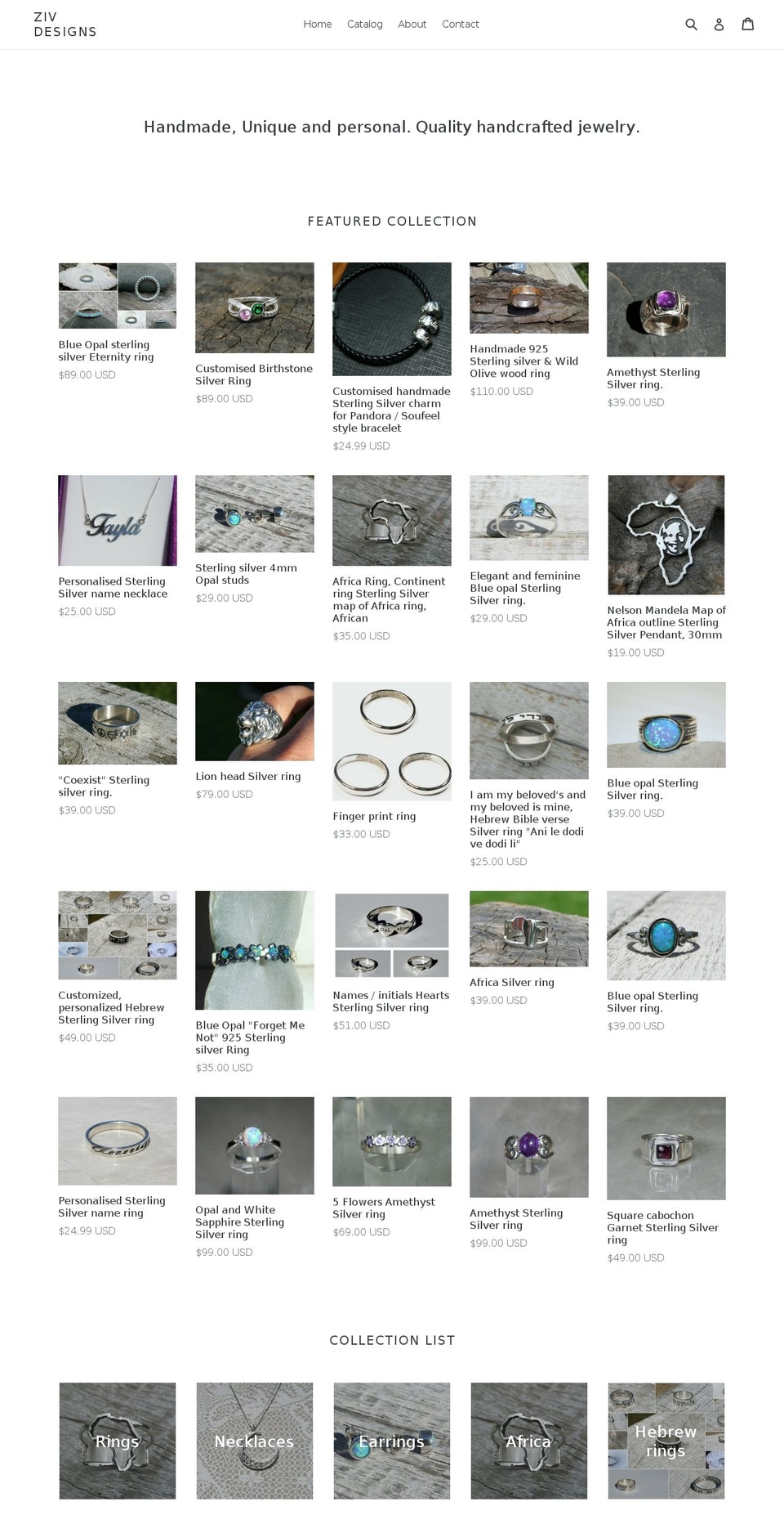 zivdesigns.com — Shopify store on .com