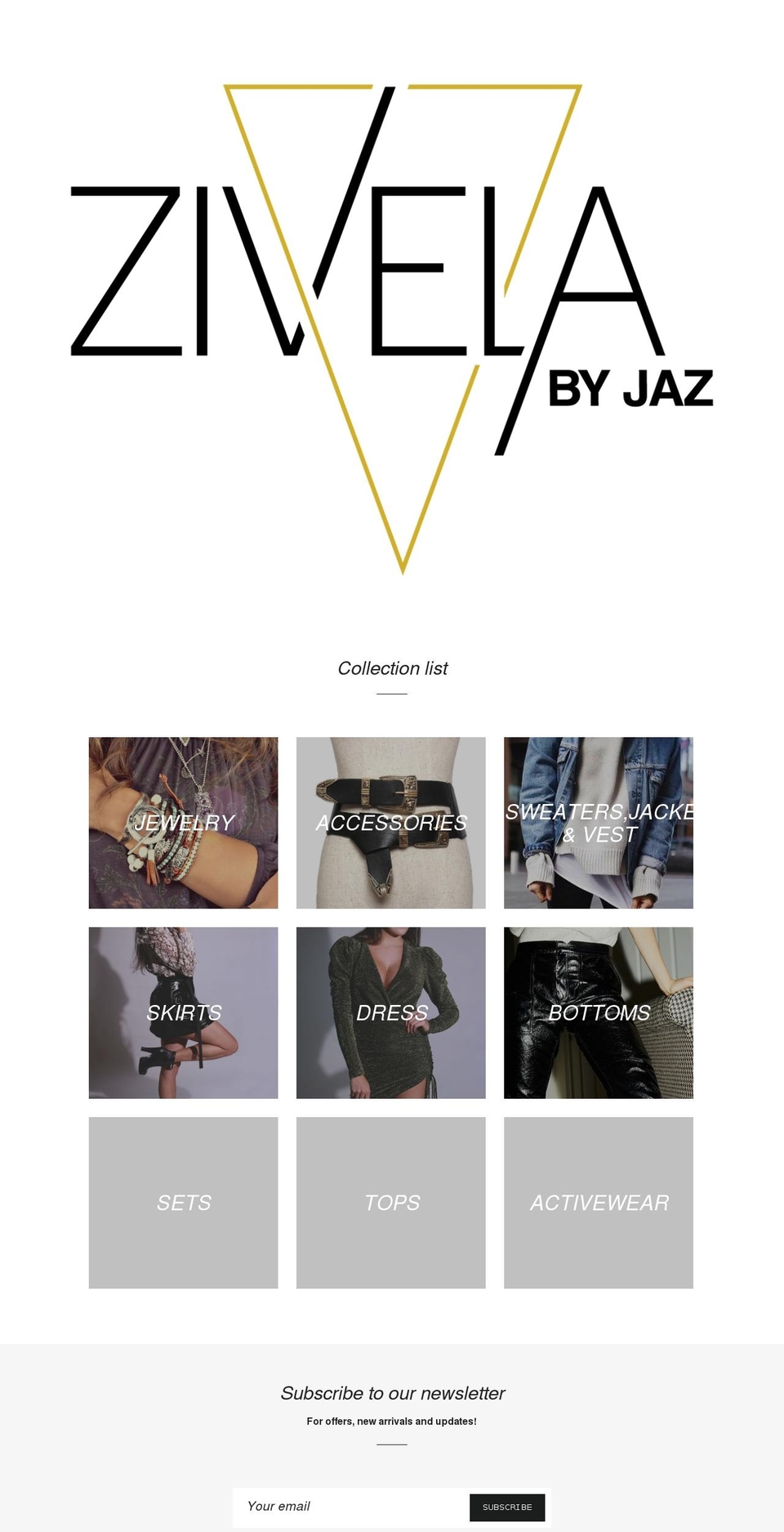 zivelabyjaz.com shopify website screenshot