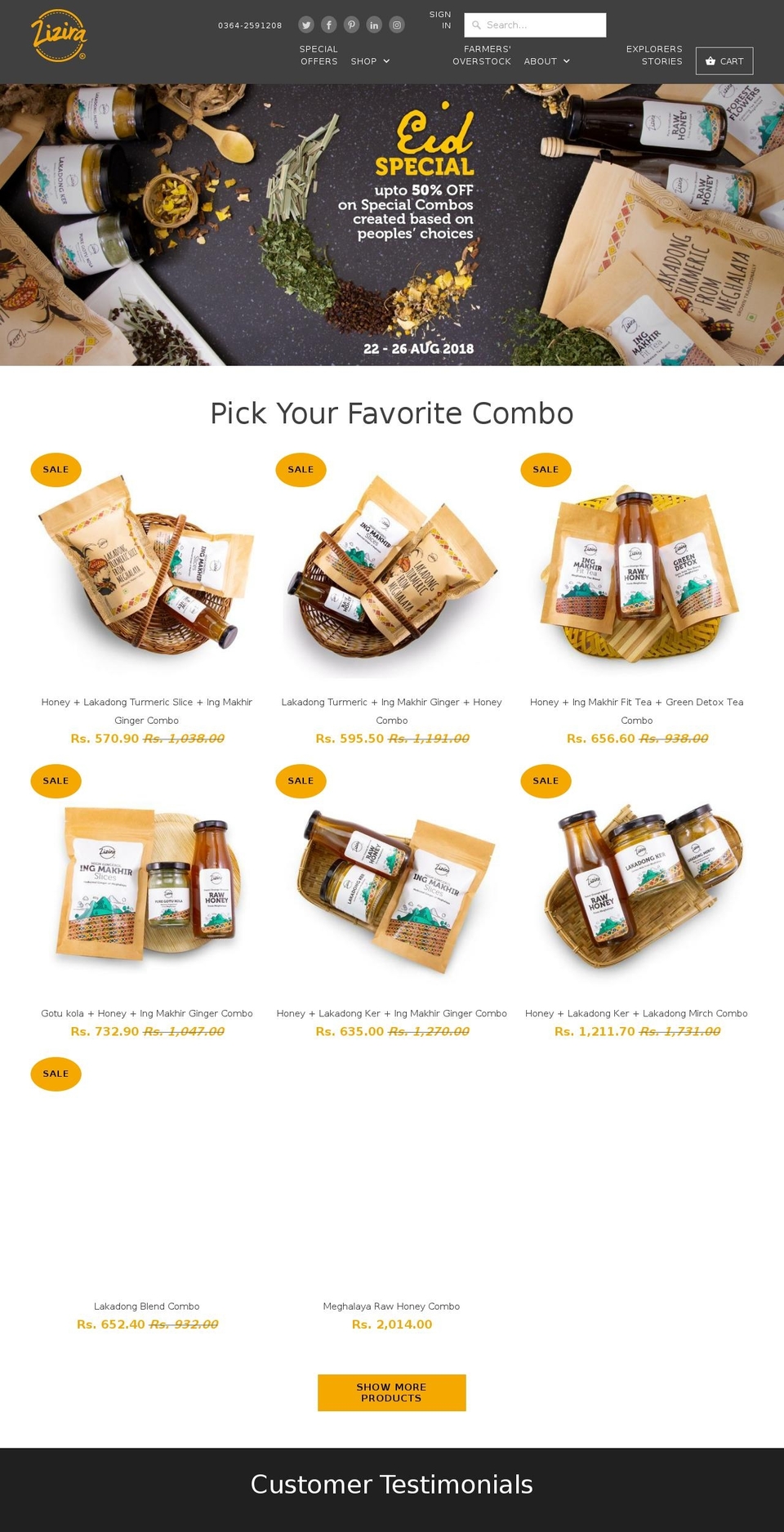 zizira.com shopify website screenshot