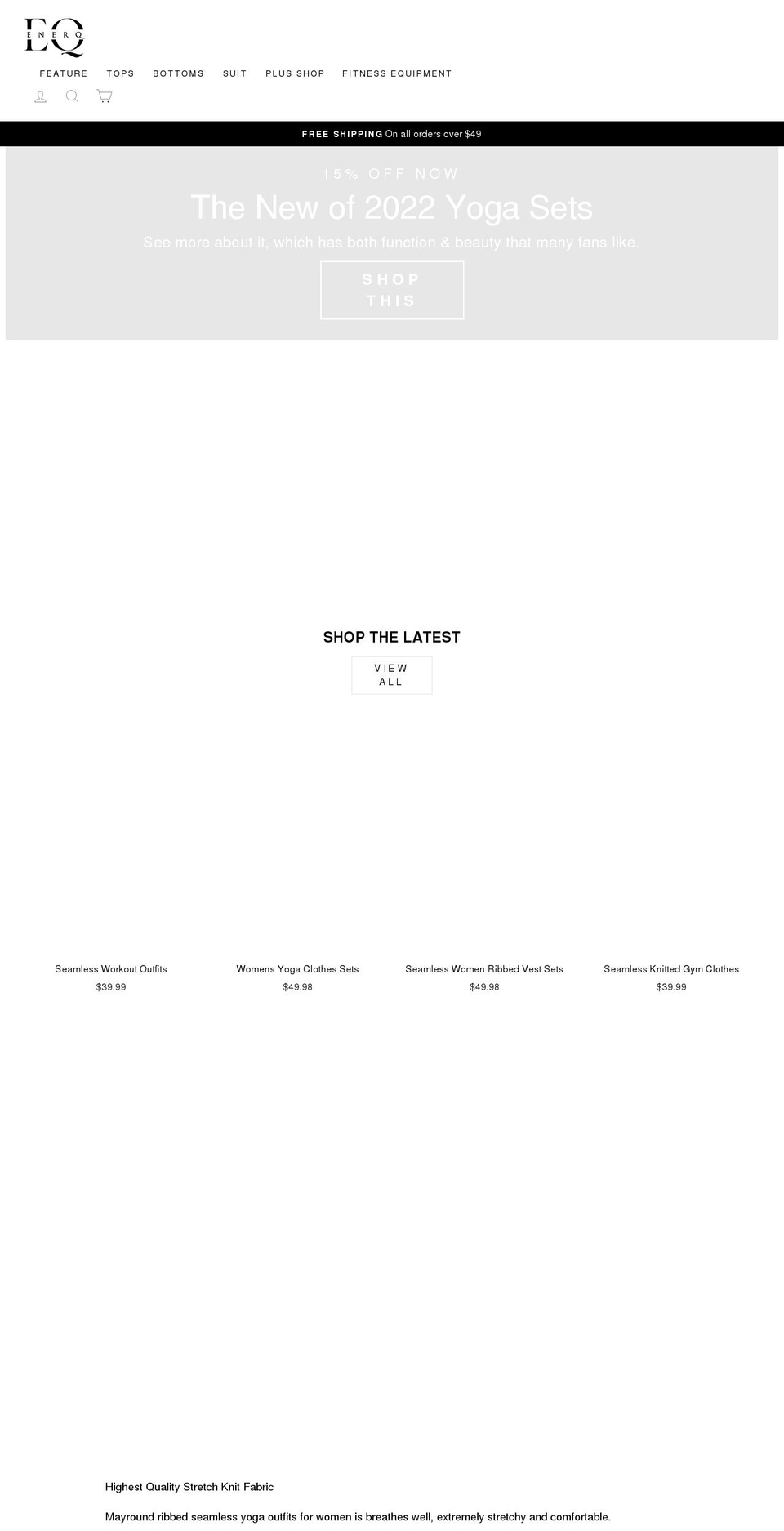 zjenerq.com shopify website screenshot