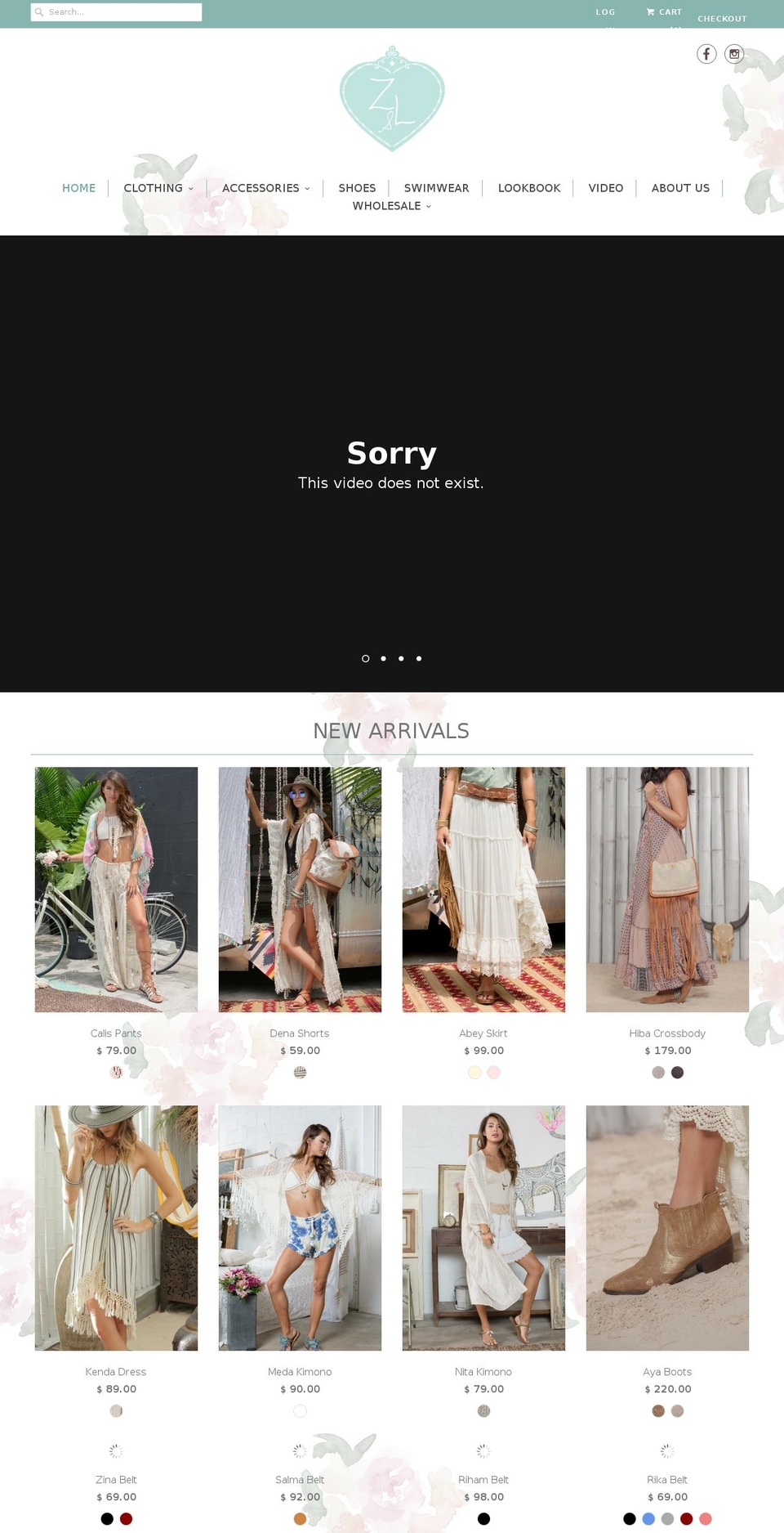 zlmiami.com shopify website screenshot