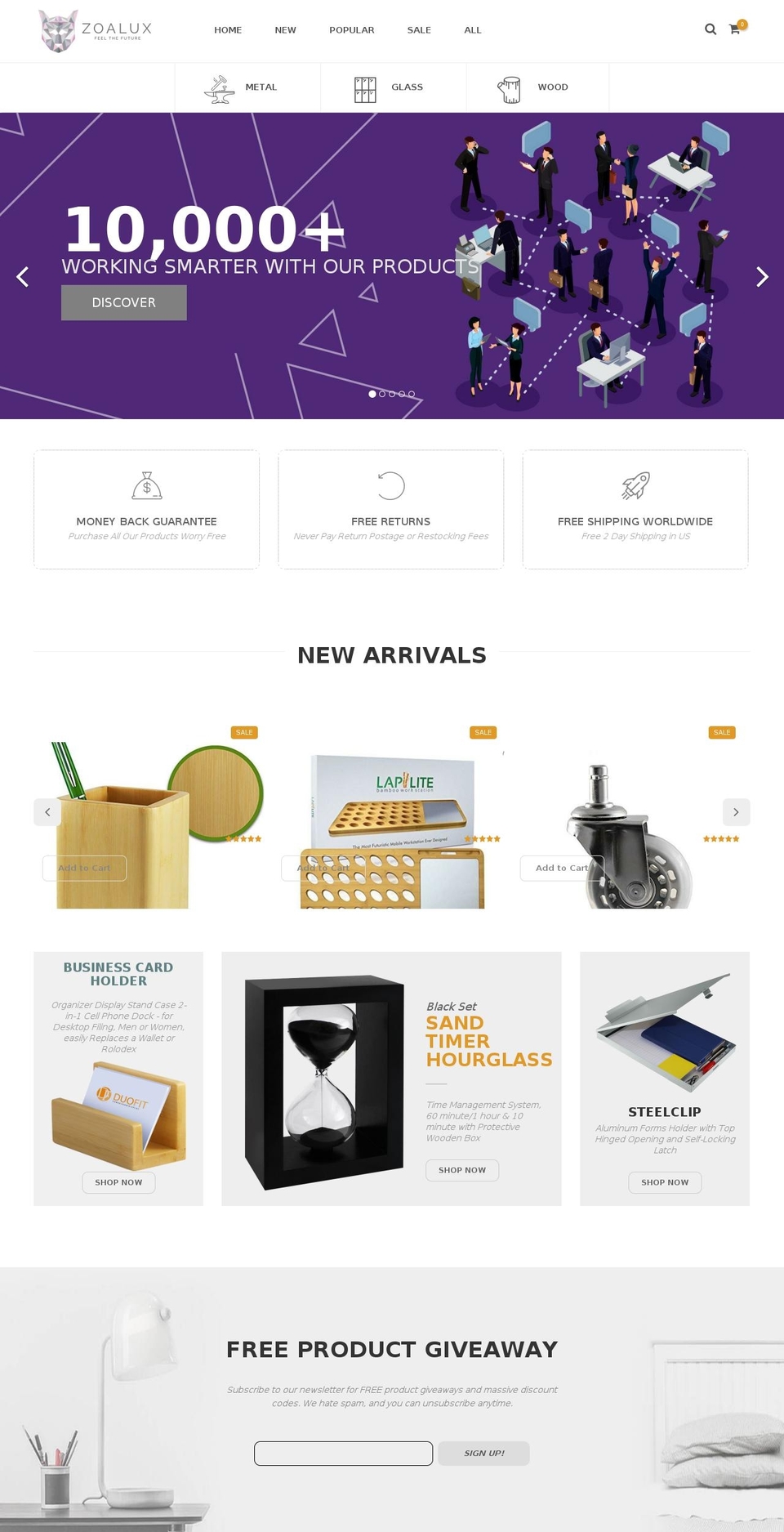 zluxco.com shopify website screenshot