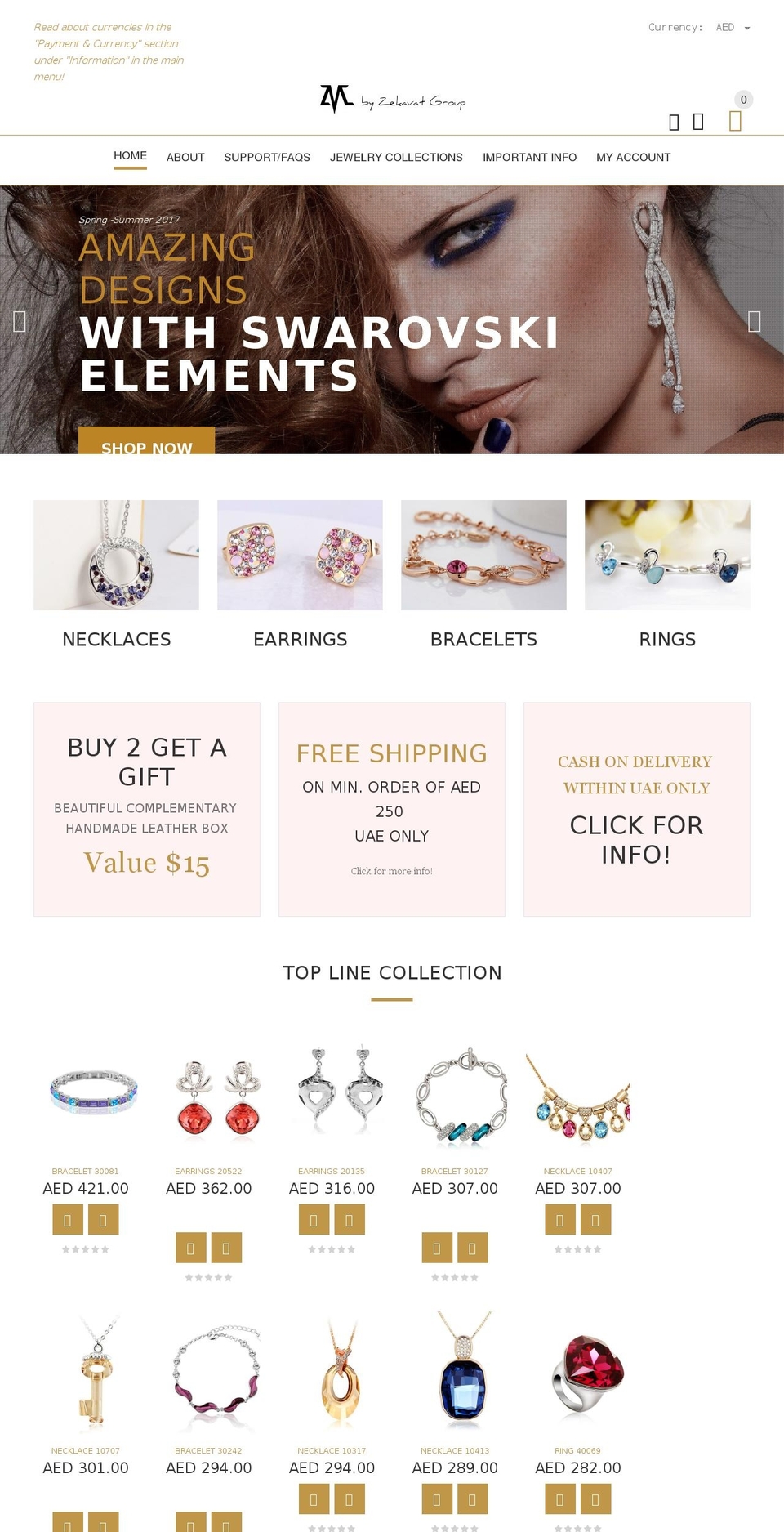 zmcstore.com shopify website screenshot