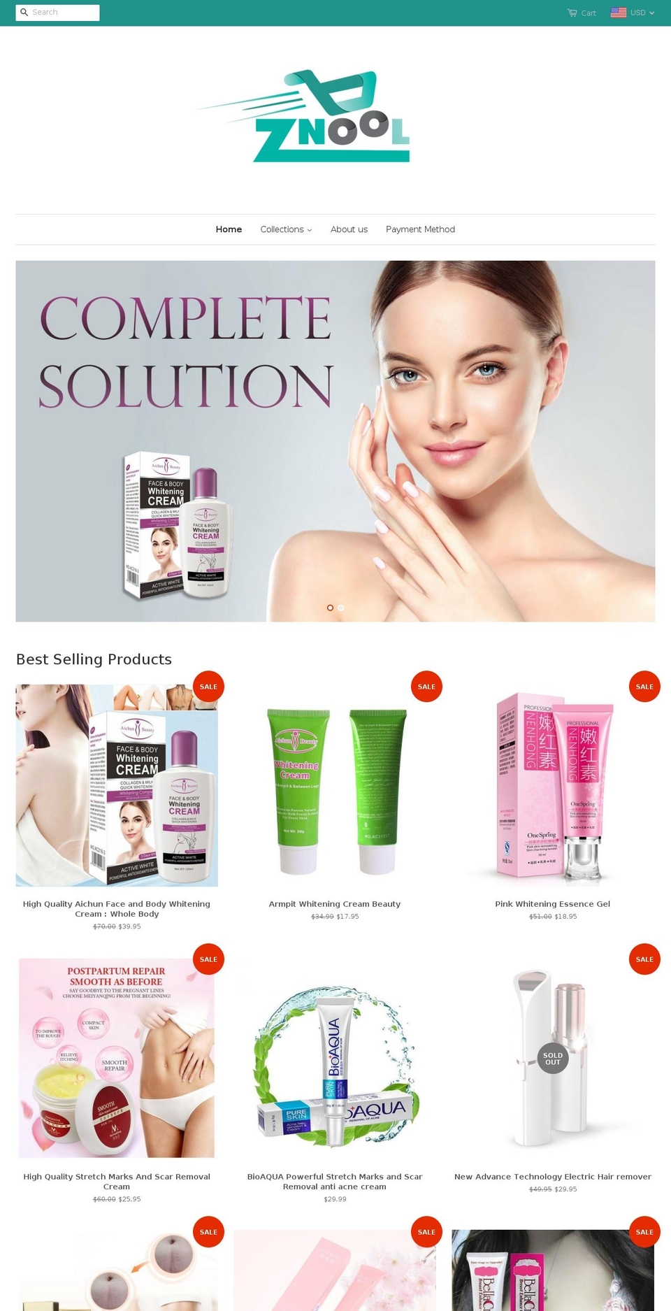 znool.com shopify website screenshot