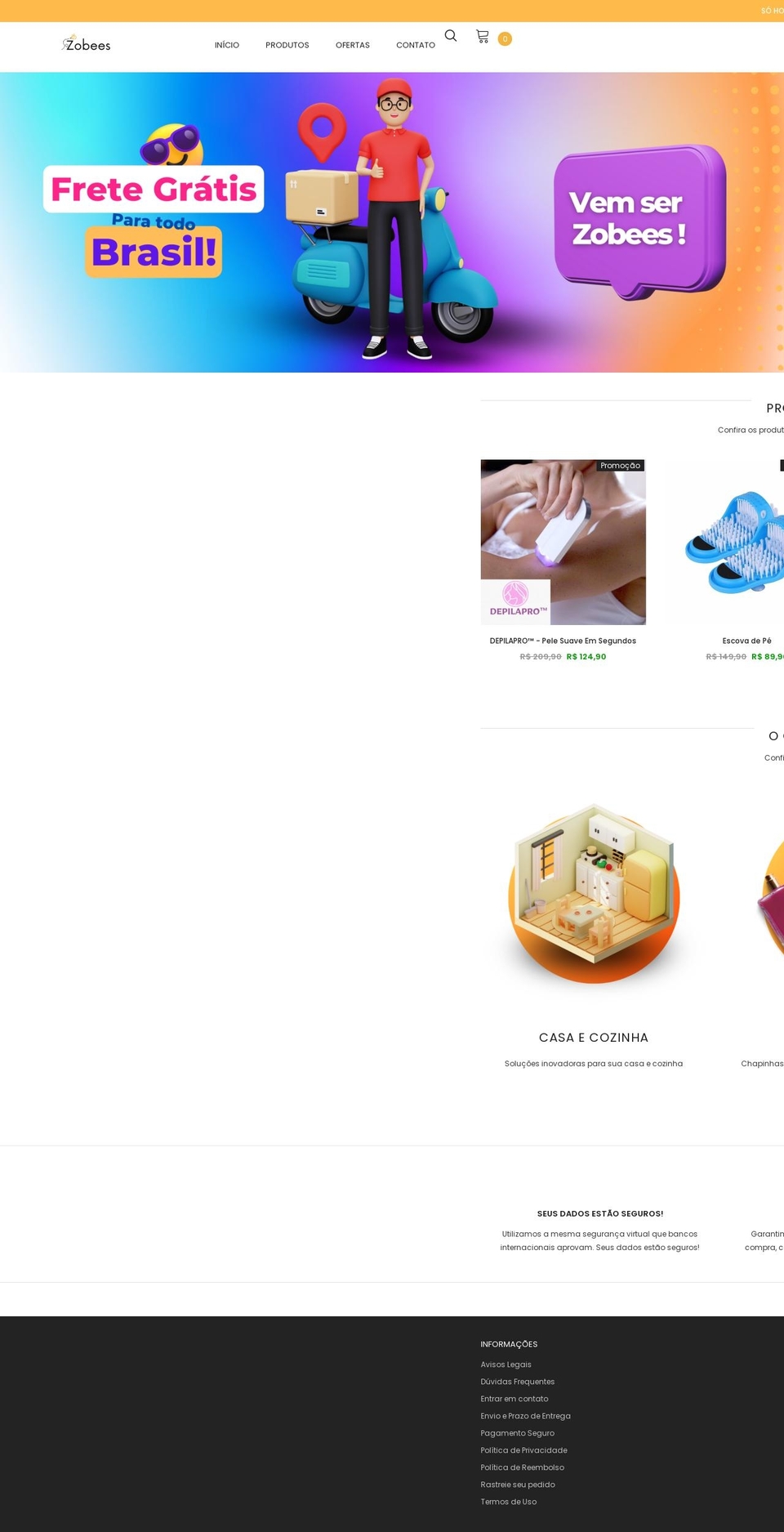zobees.com — Shopify storefront screenshot