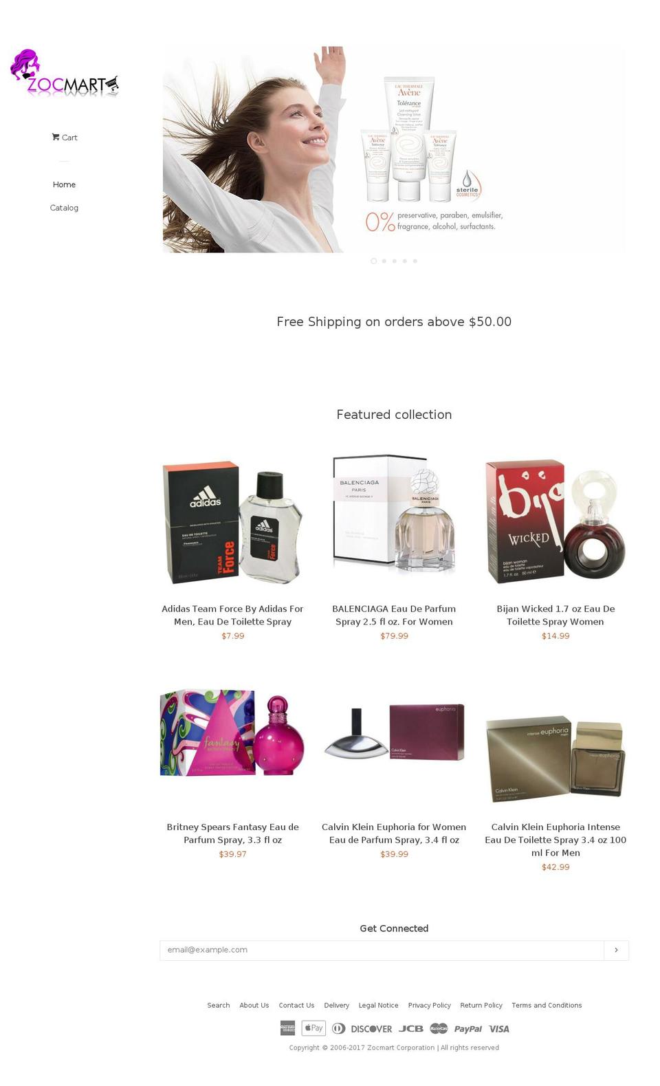zocmart.com shopify website screenshot