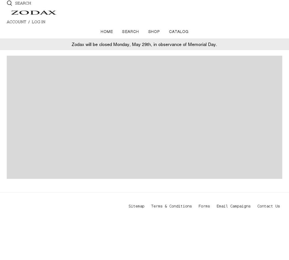 zodaxonline.com shopify website screenshot