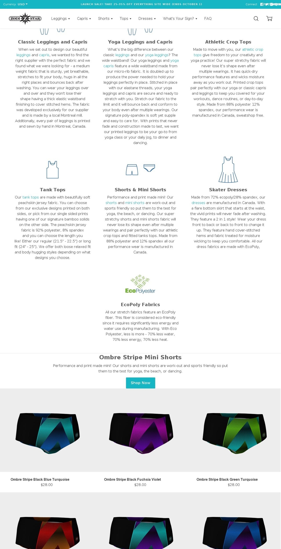 zodistar.com — Shopify storefront screenshot