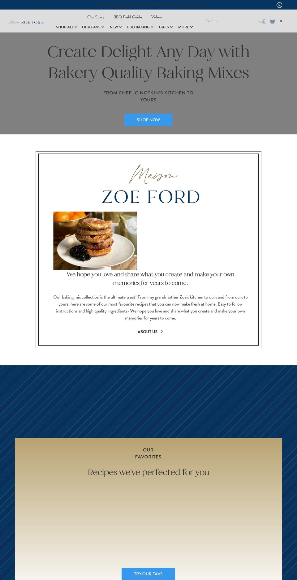 zoeford.com shopify website screenshot