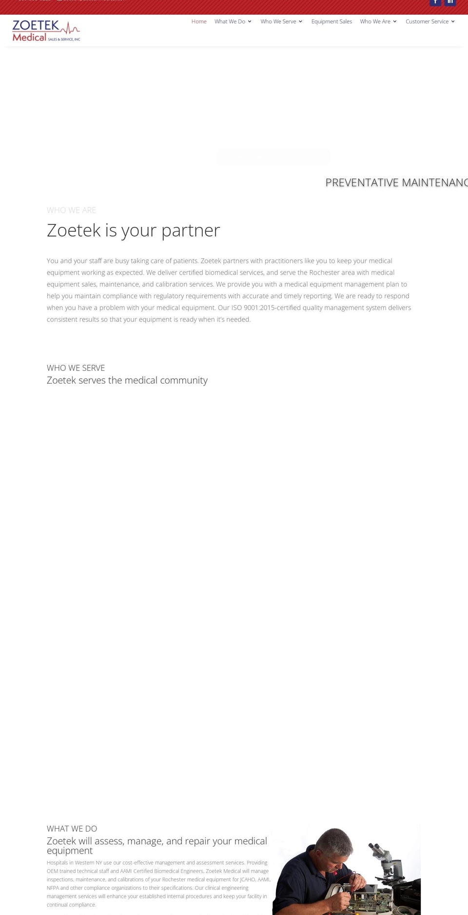zoetekcare.com shopify website screenshot
