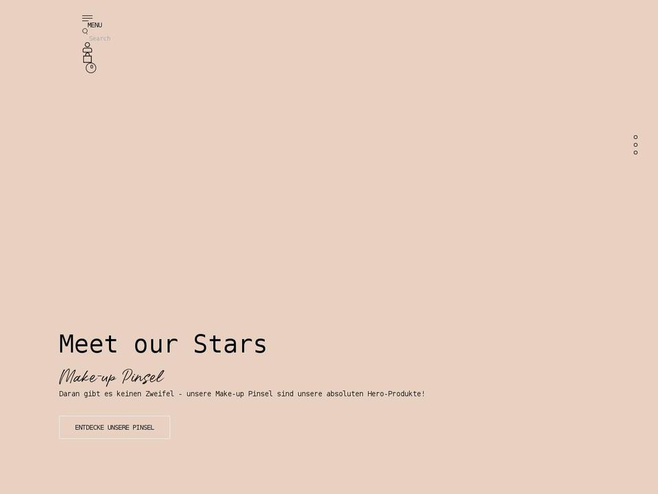 zoeva-row.myshopify.com shopify website screenshot