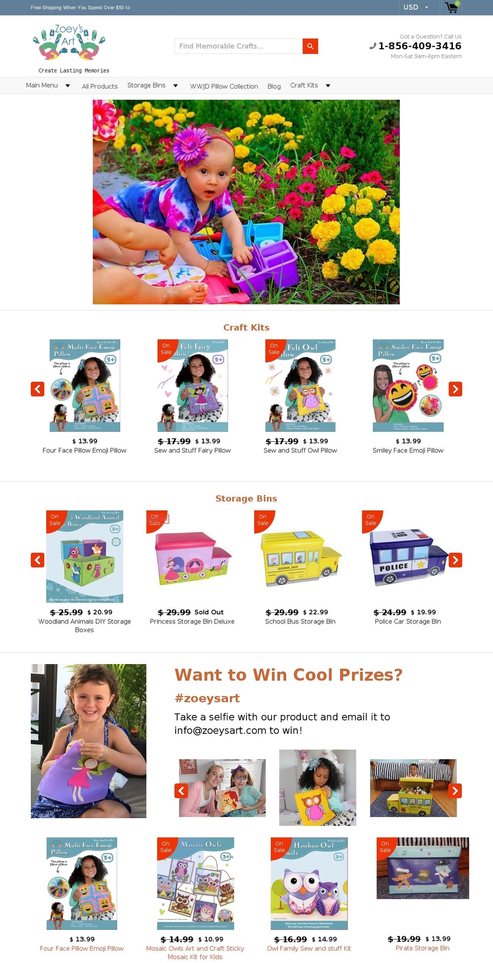 zoeysart.com — Shopify storefront screenshot