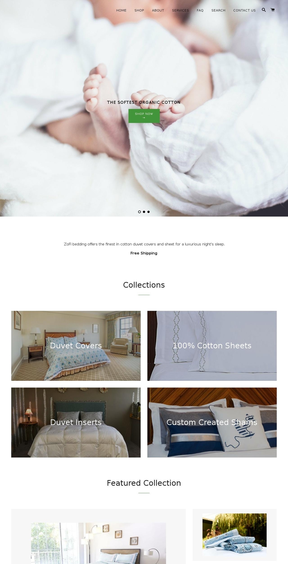 zofinest.com shopify website screenshot