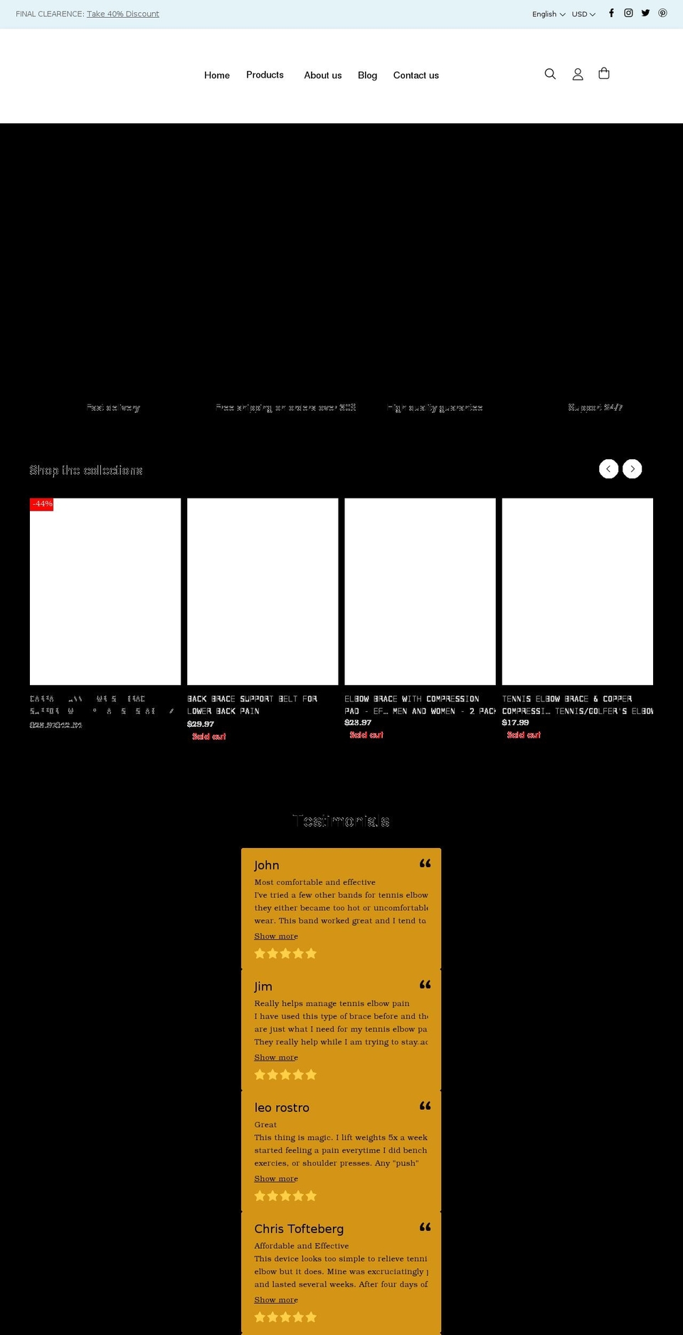 zofore.com shopify website screenshot