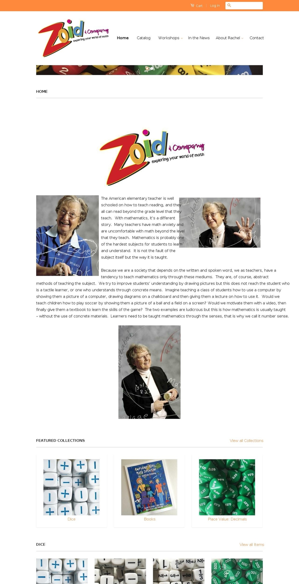 zoidandcompany.com shopify website screenshot