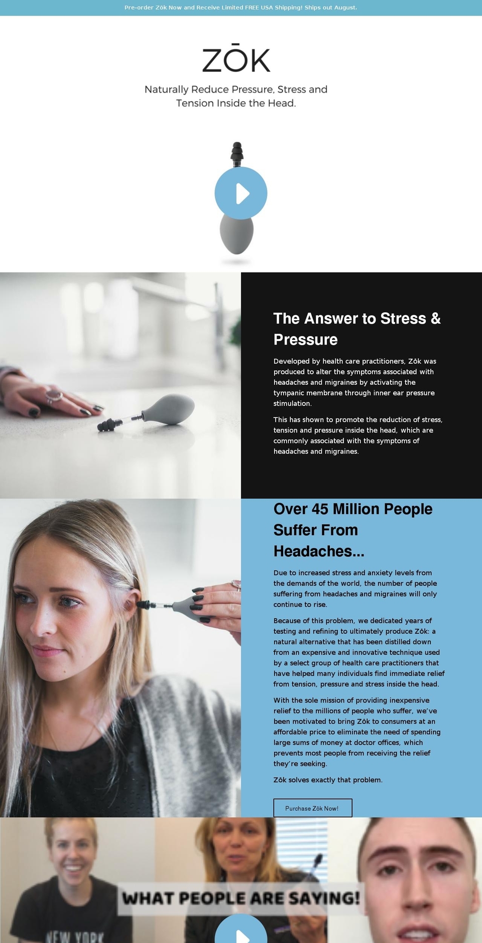 zokrelief.com — Shopify storefront screenshot