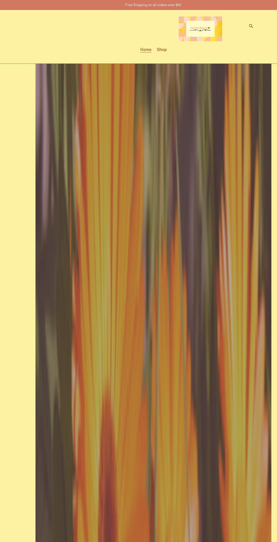 zolasoulnatural.com shopify website screenshot