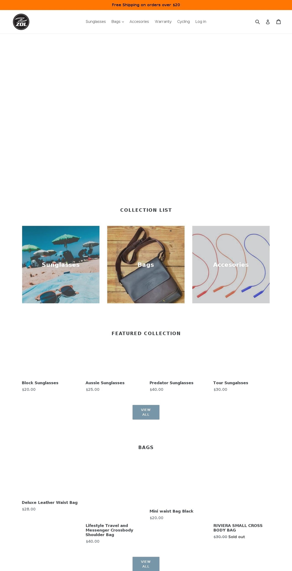 zolpr.com — Shopify storefront screenshot