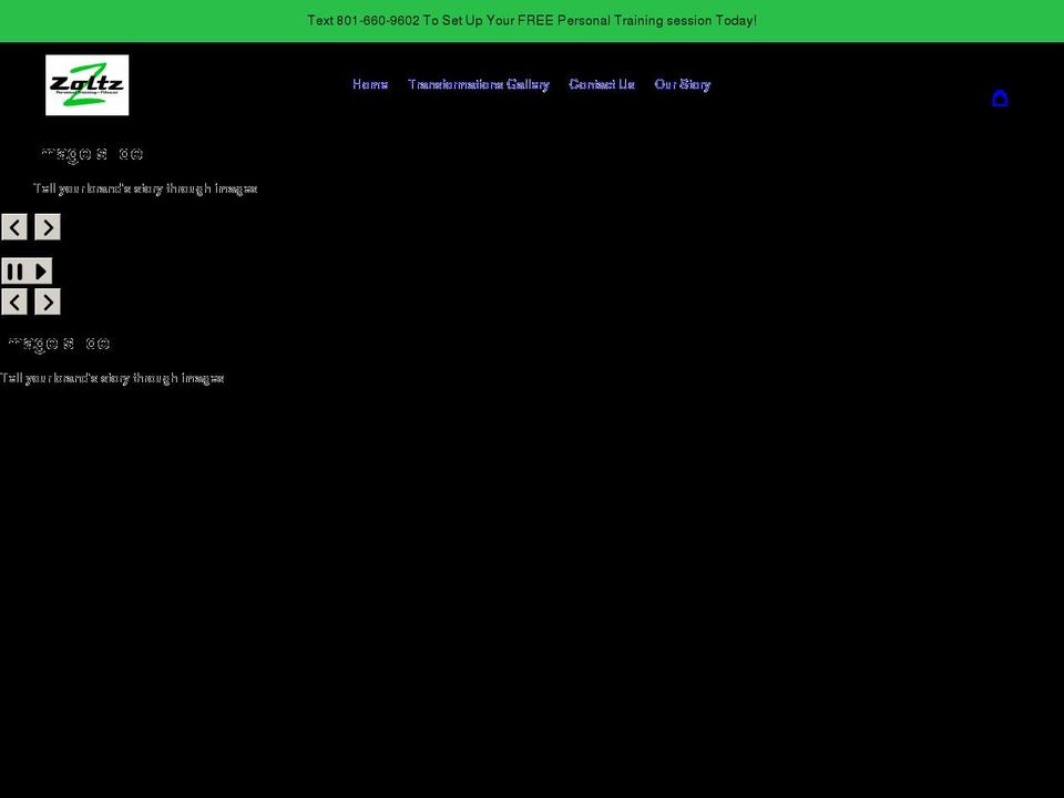 zoltzfitness.com shopify website screenshot