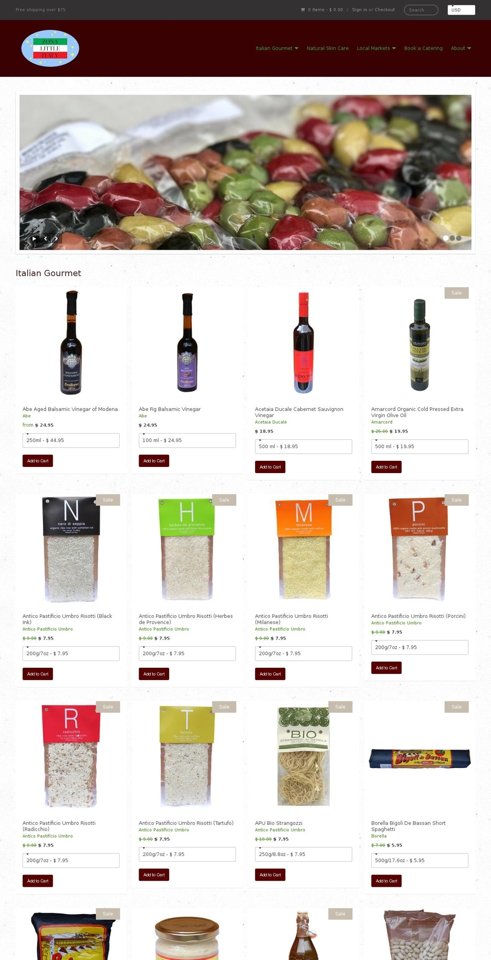 zonanaturals.com shopify website screenshot